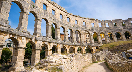 Amphitheater in Pula Istrien